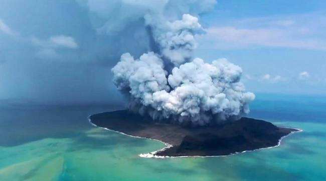 湯加火山噴發(fā)或引發(fā)海嘯，已造成人員傷亡